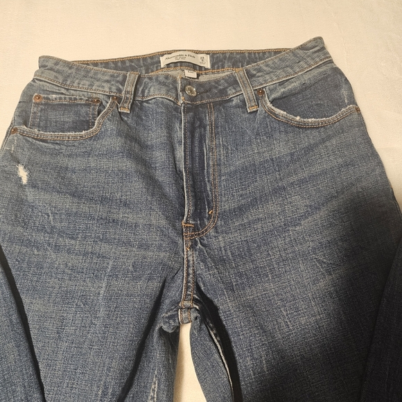 Abercrombie & Fitch Jeans Size 29 Blue Curve Love Skinny High Rise - Picture 2 of 8
